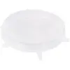 COOK CONCEPT Lot de 3 Couvercles en Silicone Flexible 20cm Transparent