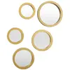Miroir Rond X5 Dore