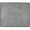 Tapis - Home Deco Factory - Barbecue - Noir Et Beige - 100 X 120 Cm