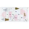 The Home Deco Kids - Tapis jeu enfant en coton 140x70 cm Marelle girly