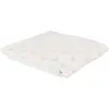 HOME DECO KIDS Plaid phosphorescent en polyester Etoiles 120 x 150 cm Blanc
