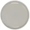 THE HOME DECO FACTORY Assiette Bicolore Grise 20cm Art de la Table Vaisselle Assiette