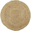THE HOME DECO FACTORY Tapis Rond Jute