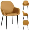 CMP The Home Deco Factory - Fauteuil en velours cotelé Giulia (Lot de 2)