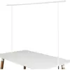 THE HOME DECO FACTORY BARRE DÉCORATIVE DE TABLE AJUSTABLE FER BLANC Blanc