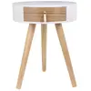 The Home Deco Factory - Chevet en bois scandinave Nora