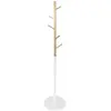 The Home Deco Factory - Porte manteaux en bois Miko 180 cm blanc