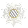 The Home Deco Factory HELIOS Miroir soleil mural - 66 cm - Jaune doré