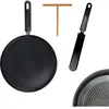 AC-DÉCO Lily Cook - Crêpière tous feux dont induction 28 cm avec ustensiles