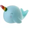 HOME DECO KIDS LA11017 Veilleuse Baleine 21X13X13 cm, Plastique-PVC, Bleu, taille unique