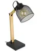 The Home Deco Light - Lampe de bureau style industriel métal et bois