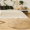 The Home Deco Factory - Tapis rond en jute Diamètre 120 cm