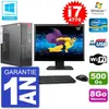PC Fujitsu Esprimo E520 DT Ecran 19" i7-4770 8Go 500Go Graveur DVD Wif...