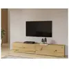 Meublorama Meuble TV 180cm collection EVA. Couleur chêne et noir.