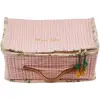 Emile et Ida - Petite valise de rangement Vichy Rose taille unique