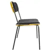 Maison Sarah Lavoine - Chaise rembourrée Double-jeu - Noir - Velours -...