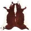Esbeco Tapis peau naturelle Cuir Marron