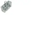Ariston Panier porte couvert (à l'unité) Lave-vaisselle C00298686 HOTPOINT - 146165