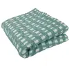 Becquet Plaide tissé jacquard -Bleu aqua - MORGANS