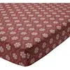Becquet Drap housse DISQUES SOLAIRES, style folk, beige