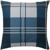 becquet Taie d'oreiller sac carrée CHRISTOPHE bleu