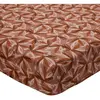 Becquet Drap housse MONDE VEGETAL imprimé feuilles, multicolore