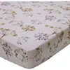 becquet Drap housse FLEURAISON fleurs sauvages beige