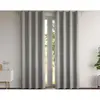 Becquet Rideau NATTE CHAMBRAY - gris
