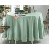 Becquet Nappe Ronde FONTANA Polyester Froissé Vert