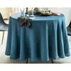 Becquet Nappe Ronde FONTANA Nappe 235 cm - Bleu orage