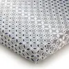 Becquet Drap-housse 160x200x28 gris en coton