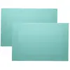 Set de table rectangulaires unis Becquet - Aqua