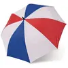 Kimood Grand parapluie de golf - KI2008 - bleu blanc rouge - tricolore - couleurs de la France