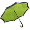 Non communiqué Fare - Parapluie standard FP7715 - noir et vert lime