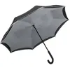 Non communiqué Fare - Parapluie standard FP7715 - noir et gris