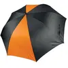 Kimood Grand parapluie de golf - KI2008 - noir et orange