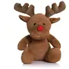 Peluche Renne Au Nez Rouge - Mm033 - Marron