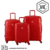 GYLBAG SET DE 3 VALISES RIGIDES Red CH3 (TAILLES S, M, L)