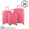 GYLBAG SET DE 3 VALISES RIGIDES Pink CH3 (TAILLES S, M, L)