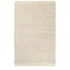Brink & Campman Tapis kilim tissé en laine motif géométrique, ecru 160x230