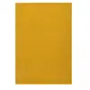 tapis open space 140x200 tissé jaune rectangle motif uni NOSSA