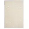 UNAMOURDETAPIS Tapis salon et chambre 160x230 crème rectangle tissé motif simple cernan