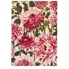 Harlequin Tapis salon tufté main en laine naturel motif floral, rose 170x240