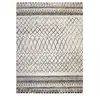 UNAMOURDETAPIS Tapis berbère motif ethnique, idéal pour une open space, ecru 160x230