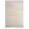 UNAMOURDETAPIS Tapis salon et chambre en laine 120x180 beige rectangle fait main motif simple nimbus