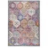 UNAMOURDETAPIS Tapis d'orient très fin motif oriental imprimé, multicolore 200x290