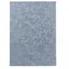 Laura Ashley Tapis salon tufté main en laine naturel motif floral, bleu 170x240