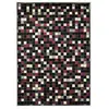 UNAMOURDETAPIS Tapis salon et chambre 80x150 fuchsia rectangle tissé motif géométrique AF1 picasler