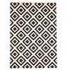 UNAMOURDETAPIS Tapis salon 160x225 tissé crème rectangle motif scandinave NOGE 160 x 225 cm