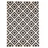 UNAMOURDETAPIS Tapis chambre 80x150 tissé crème rectangle motif scandinave NOGE 80 x 150 cm